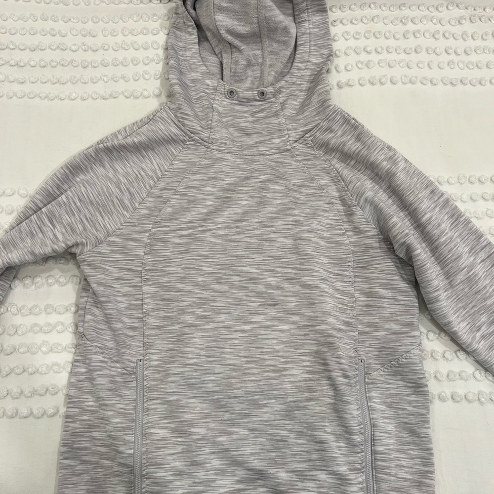 Athleta Gray Hooded Sweatshirt